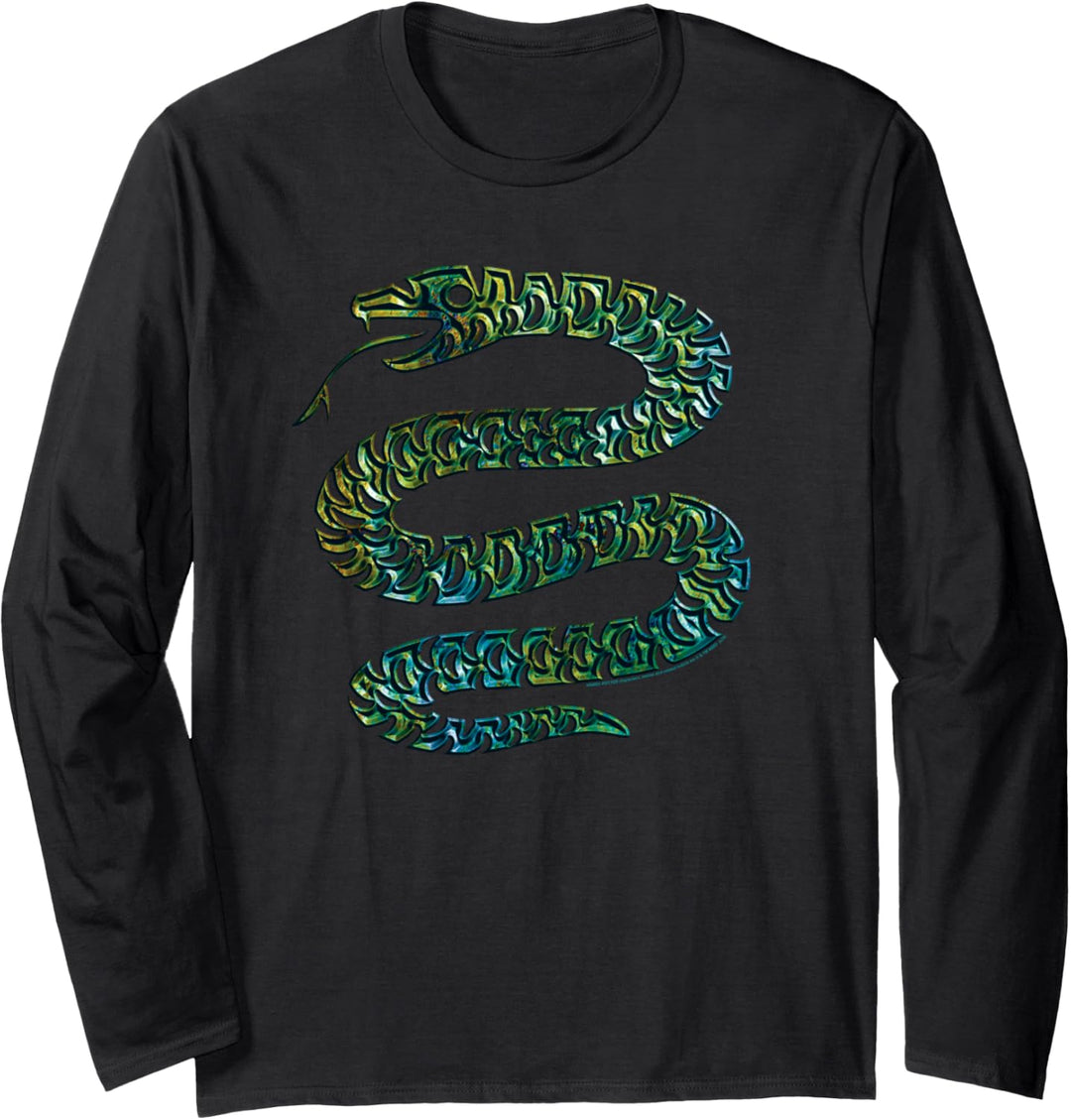 Harry Potter Slytherin Snake Langarmshirt