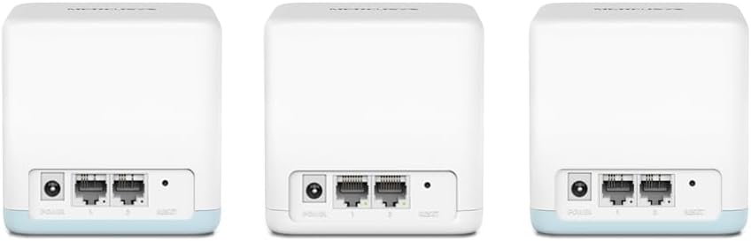 MERCUSYS TP-Link Halo H1200G (3er-Pack) WLAN Mesh Dual Band AC1200, Gigabit Ethernet Ports, Beamform