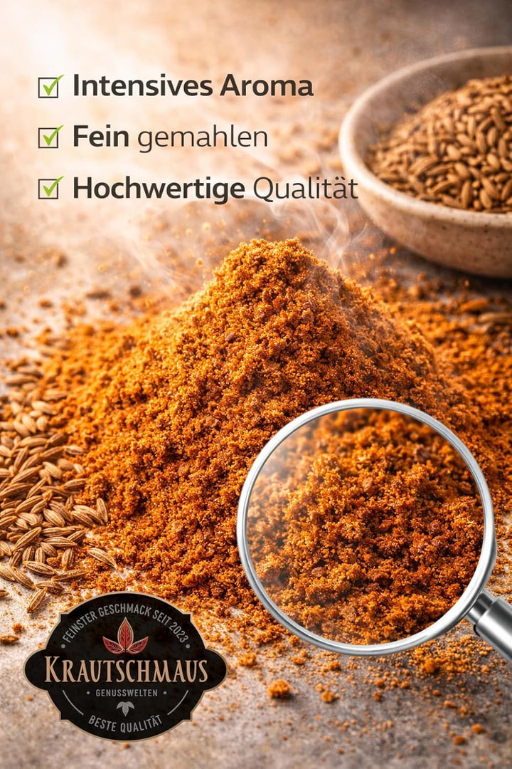 Kreuzkümmel gemahlen (Cumin/Kumin/Jeera) von Krautschmaus - aromatisch & frisch abgefüllt - Gewürz f