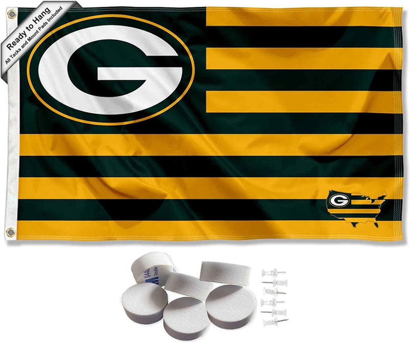 Green Bay Packers Nation Banner und Wandteppich