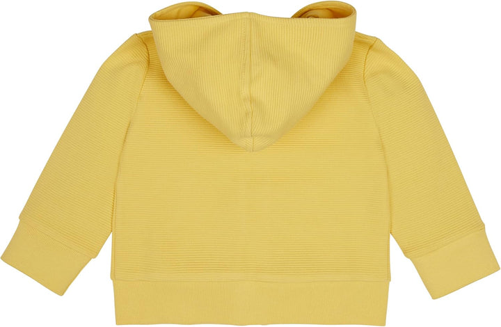 loud + proud Unisex Kinder Kapuzenjacke Rippenstruktur, GOTS Zertifiziert Tierdruck Print 122-128 Go