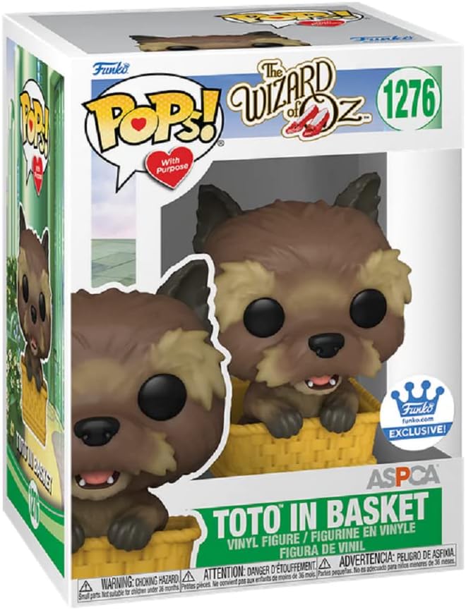 Funko The Wizard of Oz Toto in Basket Exclusive Pop Vinyl Figure 1276