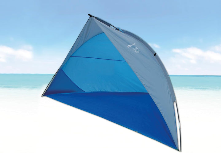 Strandmuschel Explorer Windschutz UV-Schutz 80 Strandzelt Reise Sichtschutz Zelt extra kleines Packm