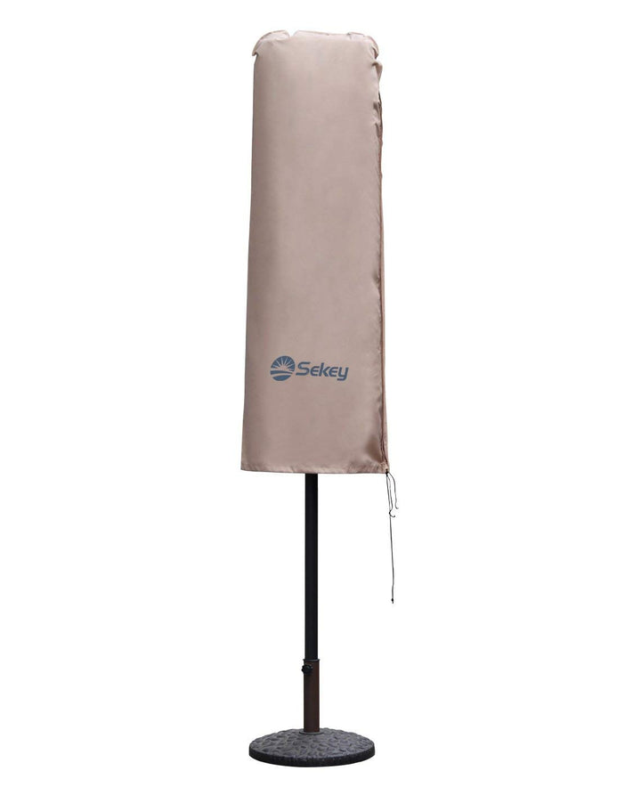 Sekey Doppelsonnenschirm Schutzhülle | Abdeckhauben für Sonnenschirm | 165×50/62 cm – Extrabreite Ab