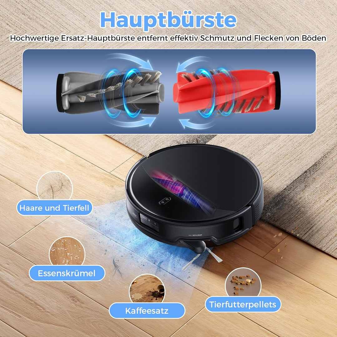 21 Stück Zubehörset für Roborock Qrevo Curv 2 Pro/Qrevo Curv 2 ProX/Saros 10R/Saros 20/Qrevo Edge 2