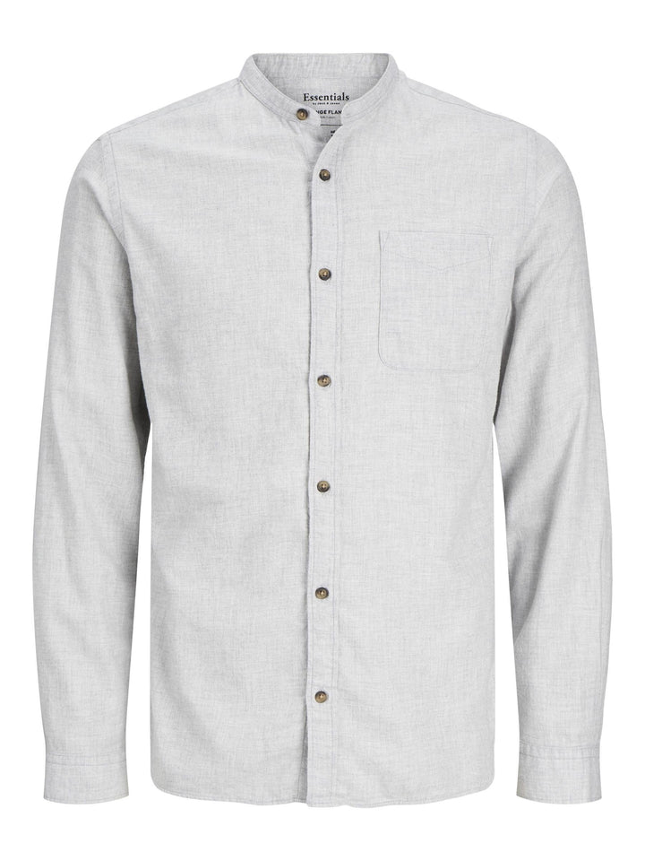 JACK & JONES Male Freizeithemd Comfort Fit Freizeithemd XS Light Grey Melange, XS Light Grey Melange