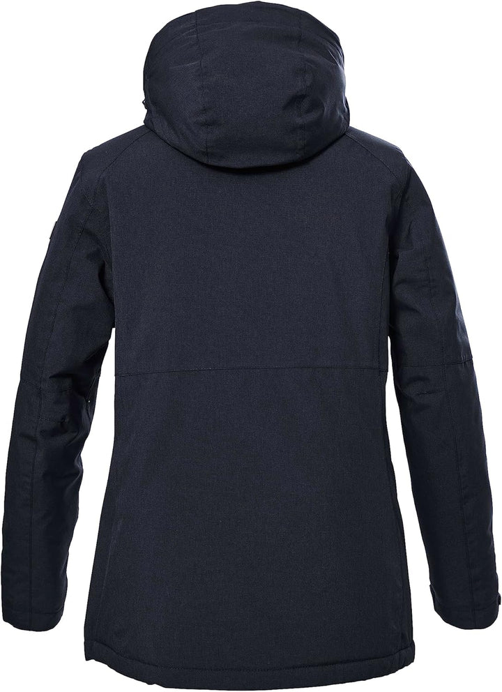 Killtec Damen Kow 37 Wmn Jckt Funktionsjacke/Outdoorjacke mit abzippbarer Kapuze 42 dunkelnavy, 42 d
