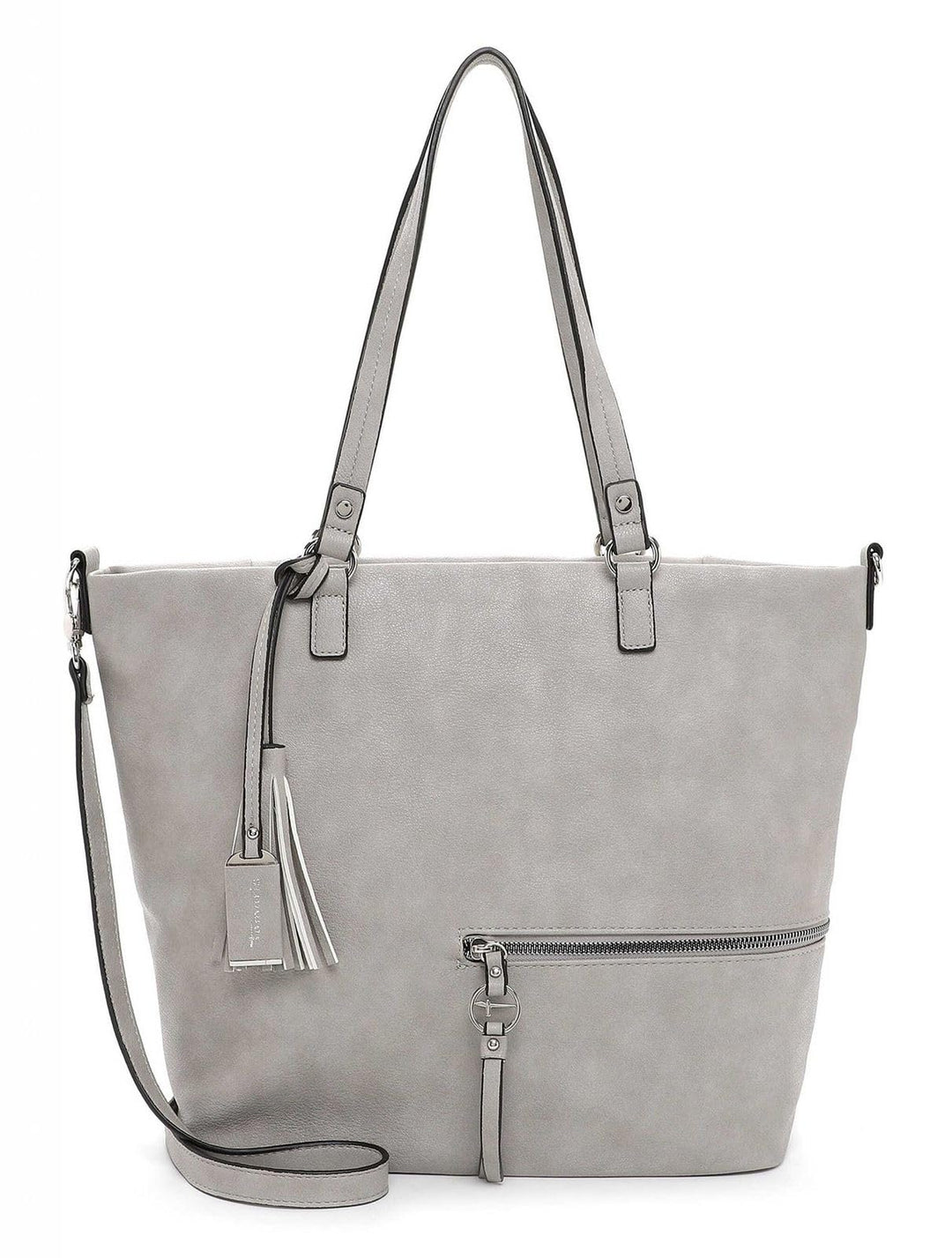 Tamaris Shopper TAS Nele 32803 Damen Handtaschen Uni Einheitsgrösse Lightgrey 810, Einheitsgrösse Li