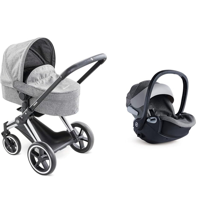 Corolle 9000140770 - Mon Grand Poupon Cybex Puppenwagen & 9000141390 - Cybex 2in1 Puppen Trageschale