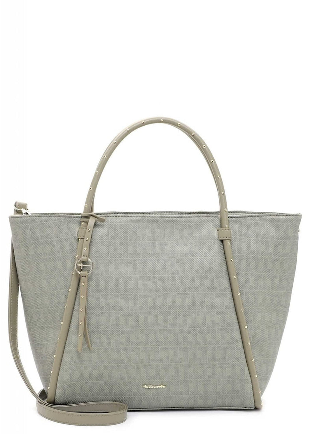 Tamaris Shopper Linn 32266 Damen Handtaschen Ornament Einheitsgrösse Khaki 910, Einheitsgrösse Khaki