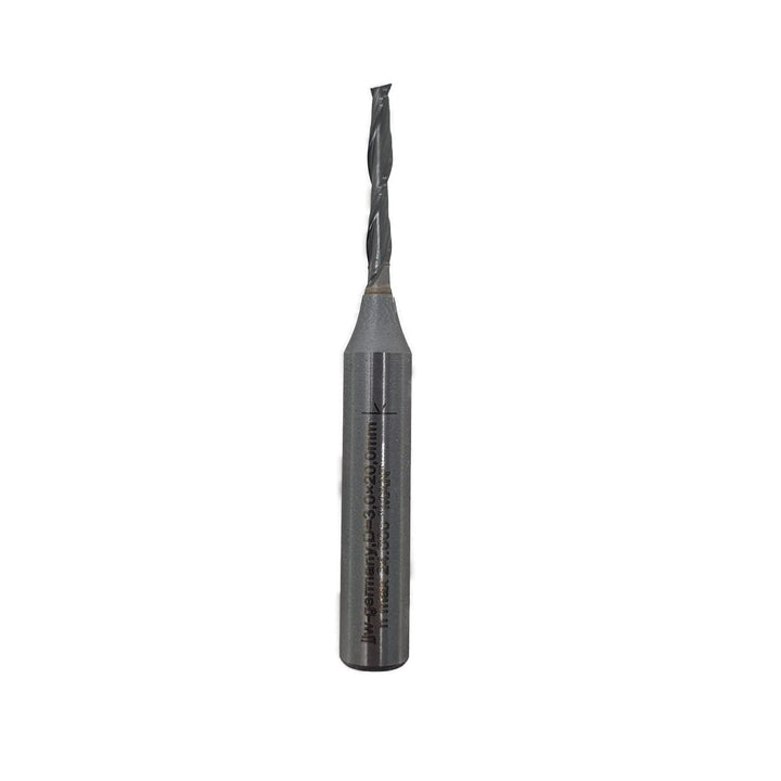jjw-germany VHM - Spiralnutfräser Nutfräser Z= 2 für Hand Oberfräse mit Stahlschaft 8,0mm (D= 3,0 mm