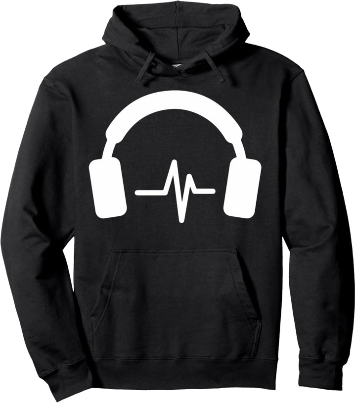 DJ Music Producers Music Heartbeat Kopfhörer Beat Makers Pullover Hoodie