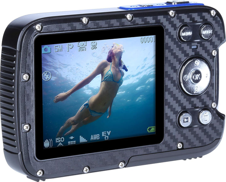 Rollei Sportsline 60 Plus - wasserdichte Digitalkamera mit 21 MP & Full HD Camcorder - Sports-Cam mi