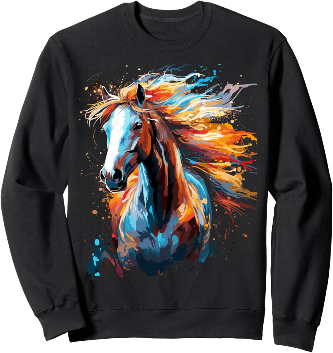 Pferd Reiten Dressur Springen Reiterhof Sweatshirt