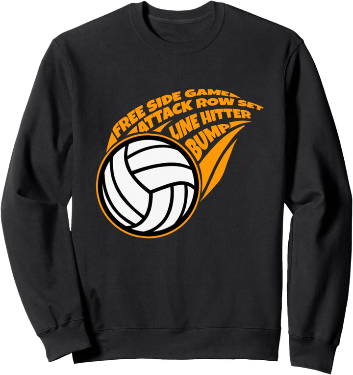 Volleyball Beachvolleyball Mädchen Volleyball Geschenk Sweatshirt