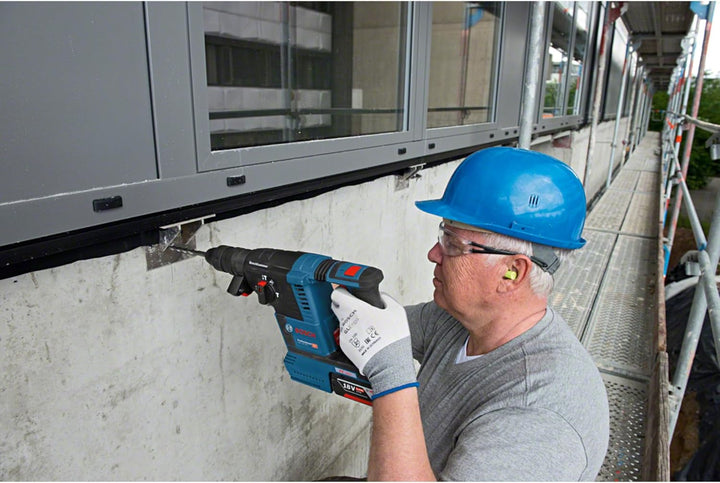 Bosch Professional 18V System Akku Bohrhammer GBH 18V-26 F (inkl. 2x 5.0Ah, GAL 1880 CV, Tiefenansch