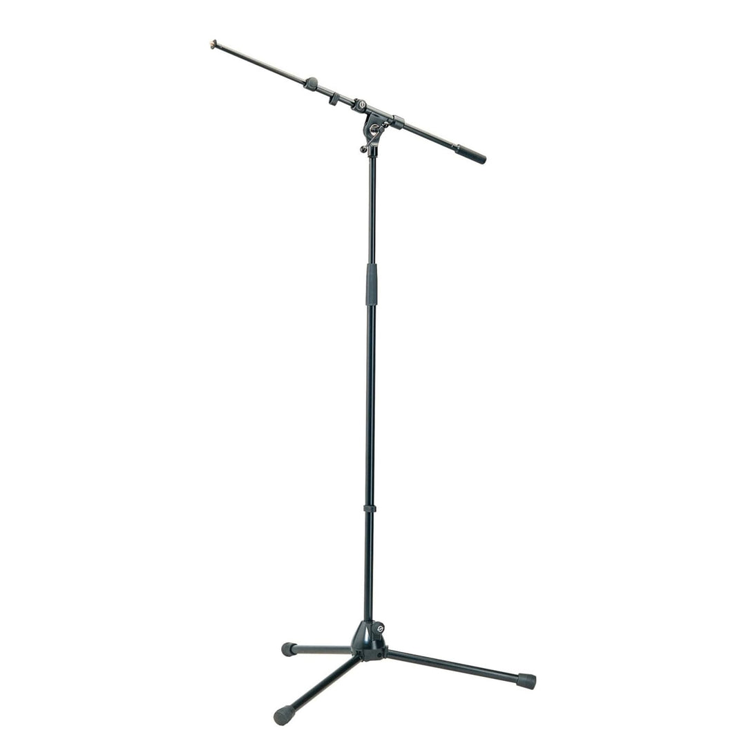 K&M 21090 Mikrofonstativ Schwarz Stahl, Schwenkarm, bis 74,5 cm ausziehbar - 90-160 cm Höhe - 3/8“ G