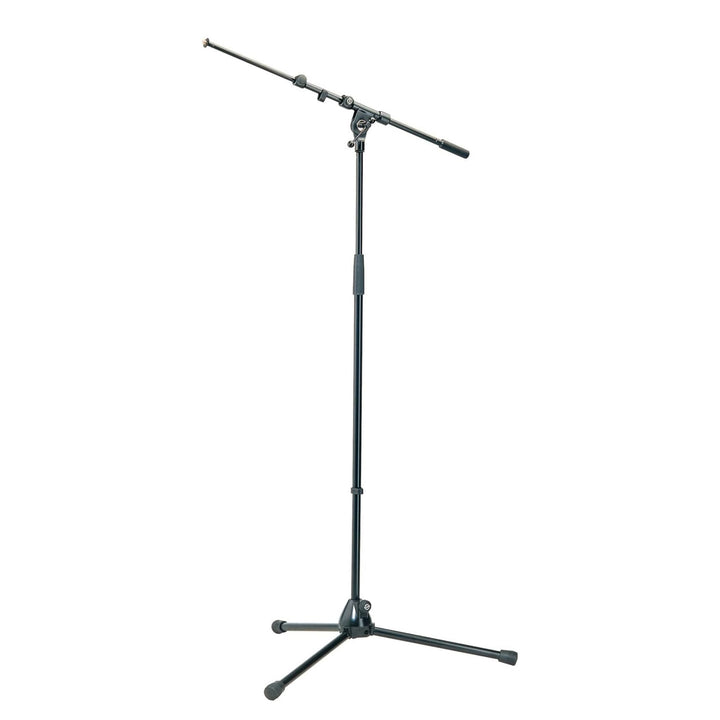 K&M 21090 Mikrofonstativ Schwarz Stahl, Schwenkarm, bis 74,5 cm ausziehbar - 90-160 cm Höhe - 3/8“ G