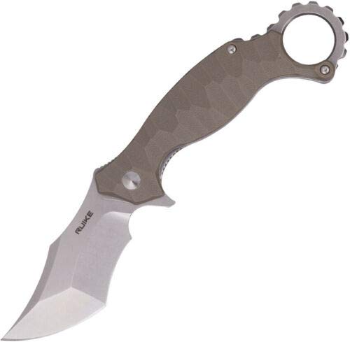 Ruike P881-W Linerlock faltbares Taschenmesser Sand