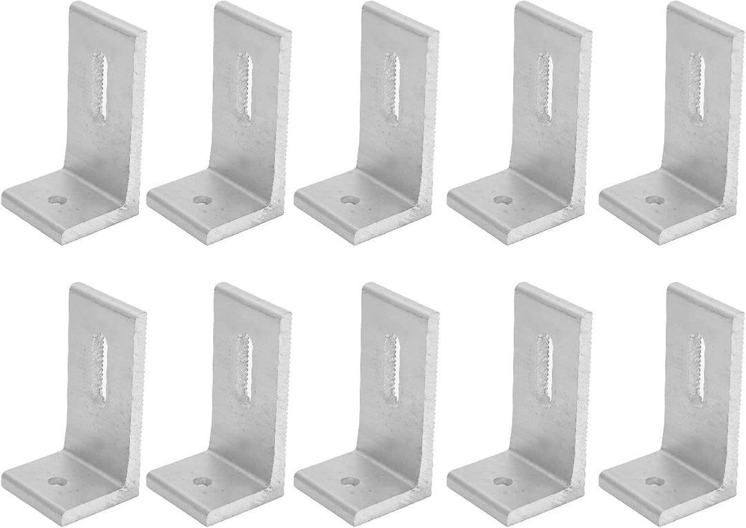 L-Klammern Solarmodul-Halterung, Aluminiumlegierung, 10 Stück, für Dach PV-System, Photovoltaik Stüt