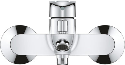 GROHE StartEdge - Einhand- Wannenarmatur (mit Temperaturbegrenzer, variable Mengenbegrenzung, automa