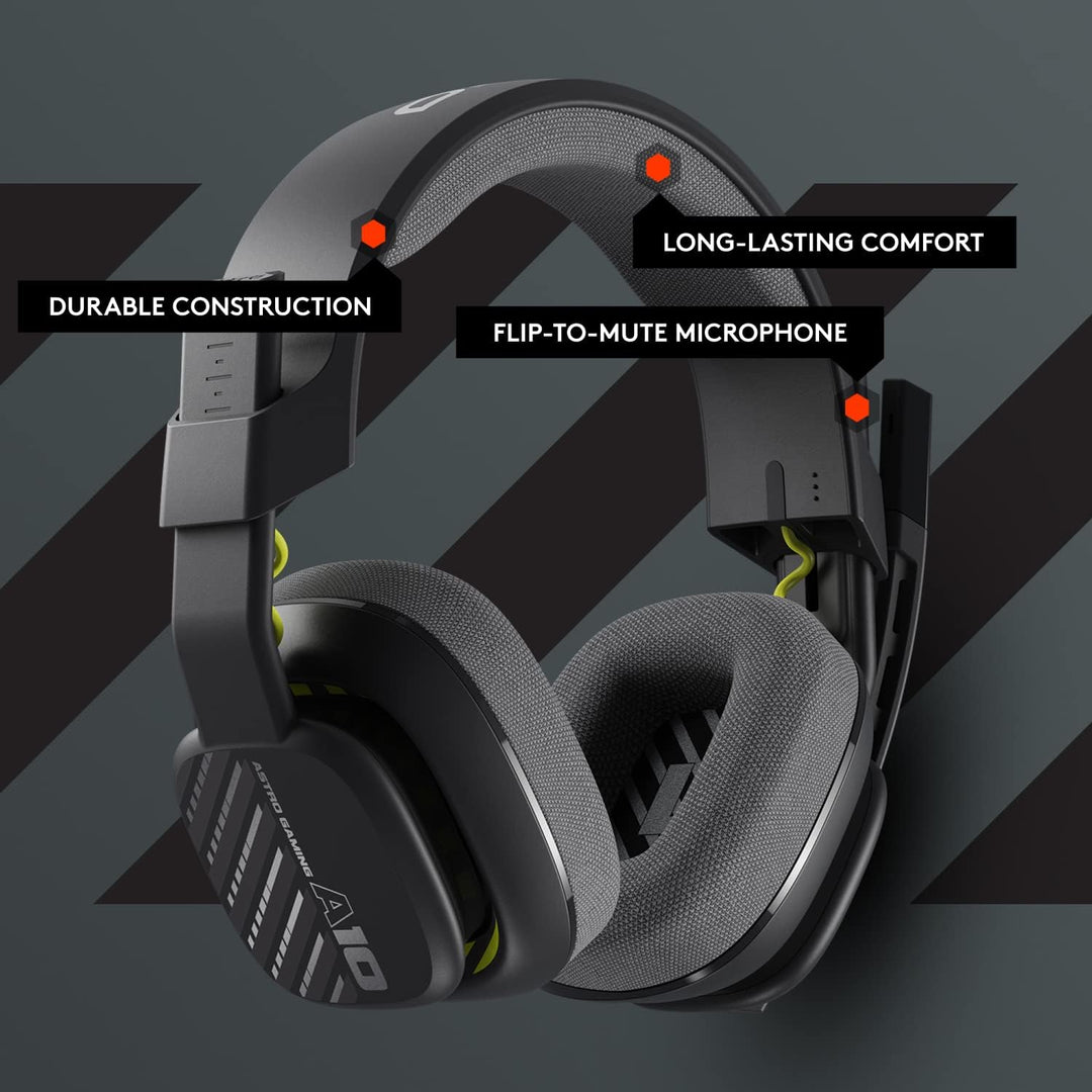 Astro A10 Gaming Headset Gen 2 Wired Headset - Over-Ear-Gaming-Kopfhörer mit Flip-to-Mute-Mikrofon,