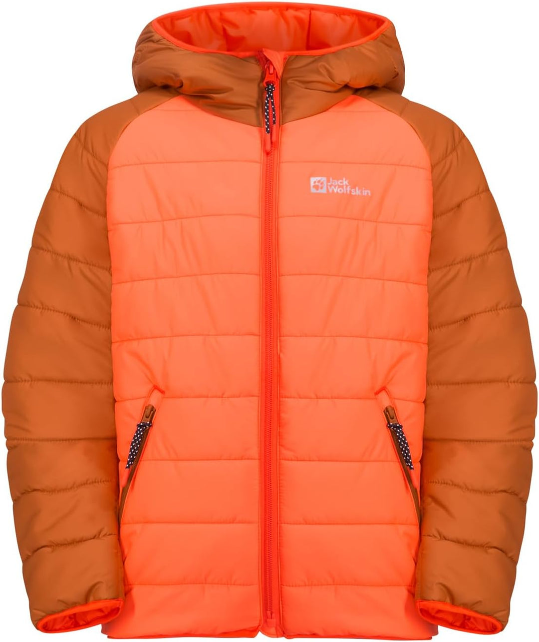 Jack Wolfskin Unisex Kinder Zenon K Jacket 116 fuzzy orange, 116 fuzzy orange