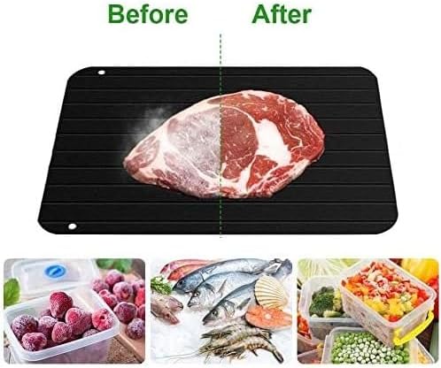 ShopINess Schnellauftau Thawing Platte zum Auftauen von gefrorenem Fleisch und sonstigen Lebensmitte
