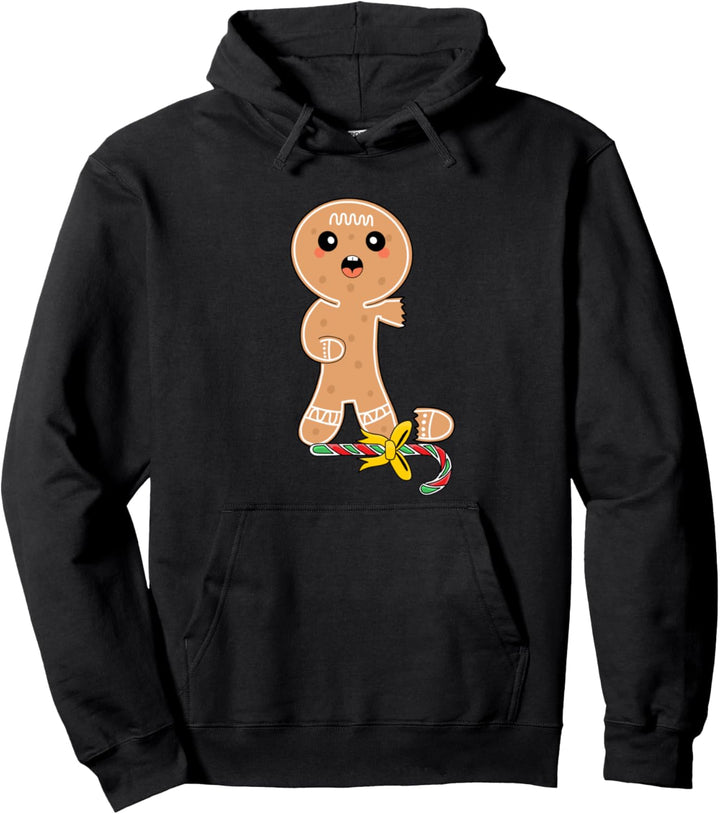 Zerstörter Lebkuchen Man Pullover Hoodie