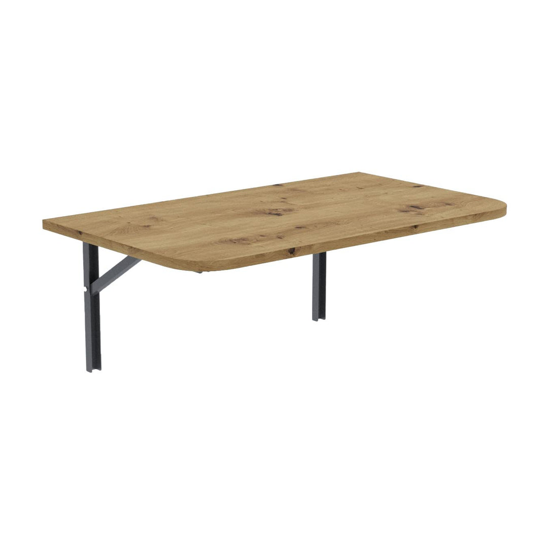 AKKE Klapptisch Wandklapptisch Esstisch - Klappbar Faltbar Platzsparend - Abgerundete Ecken - 60cm x