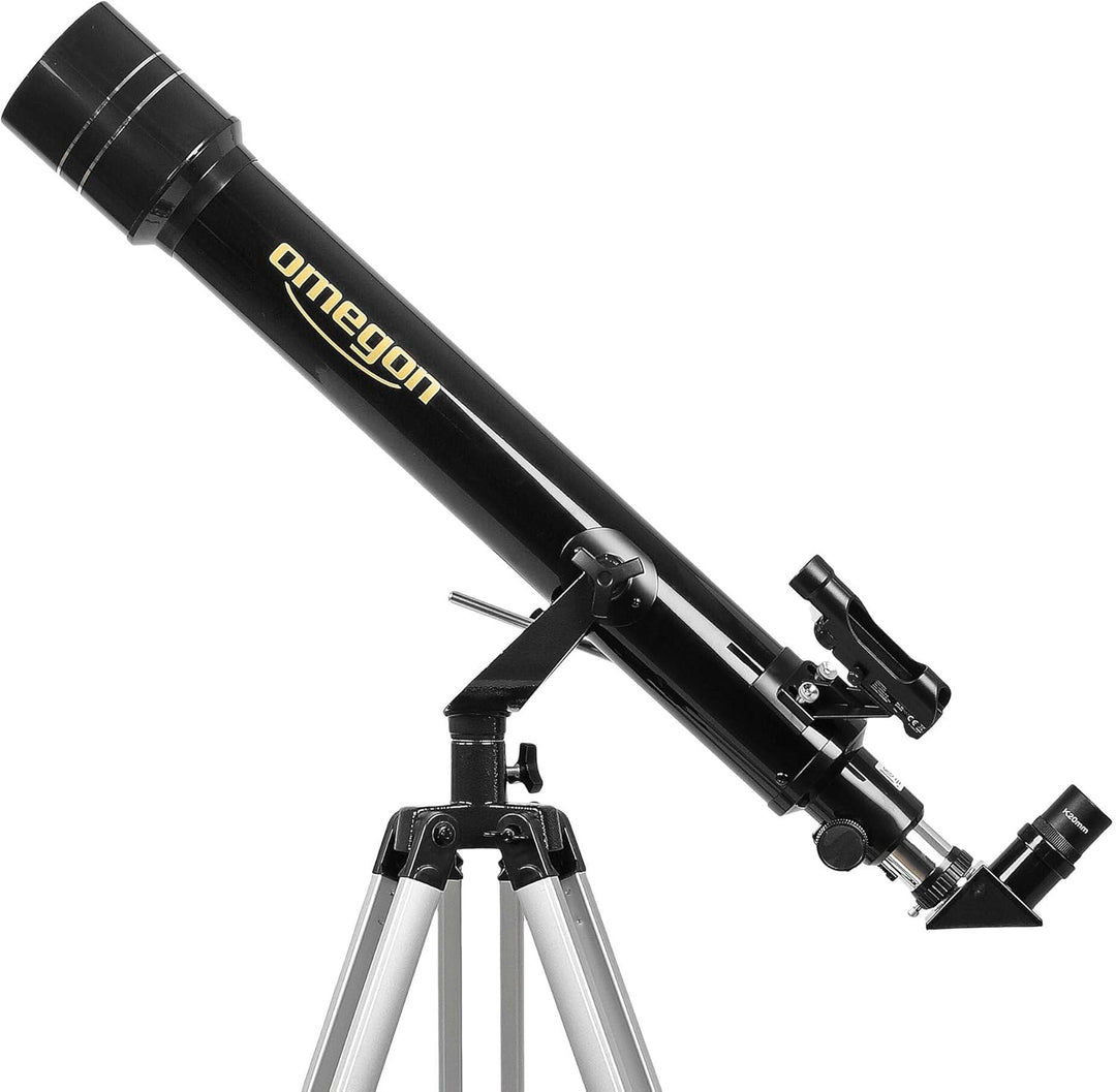 Omegon Teleskop AC 70/700 AZ-2 | Achromatischer Refraktor | leicht & vielseitig | ideales Einsteiger