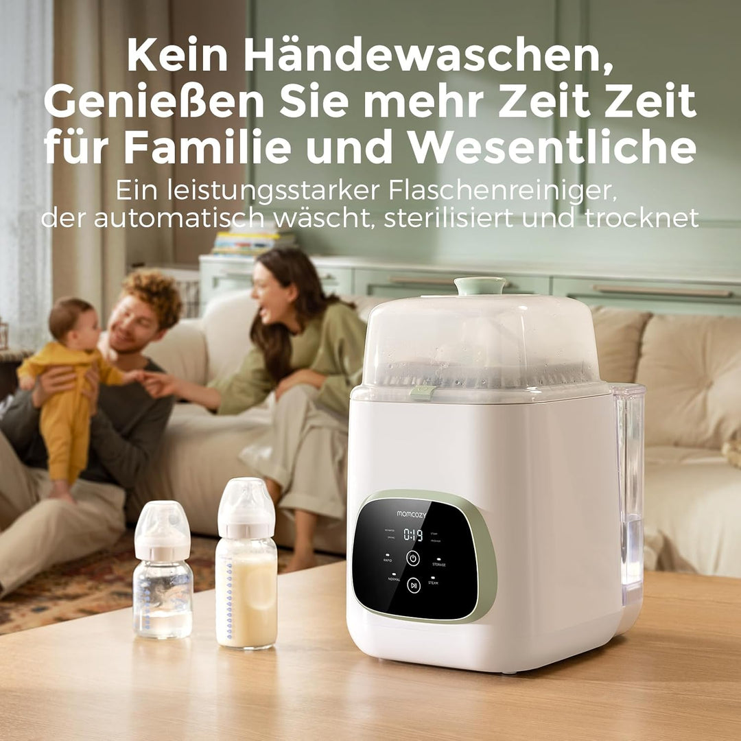 Momcozy KleanPal Pro Baby Bottle Washer Schnellster Flaschenreiniger mit Hochdruck, 99.9% Keimabtötu