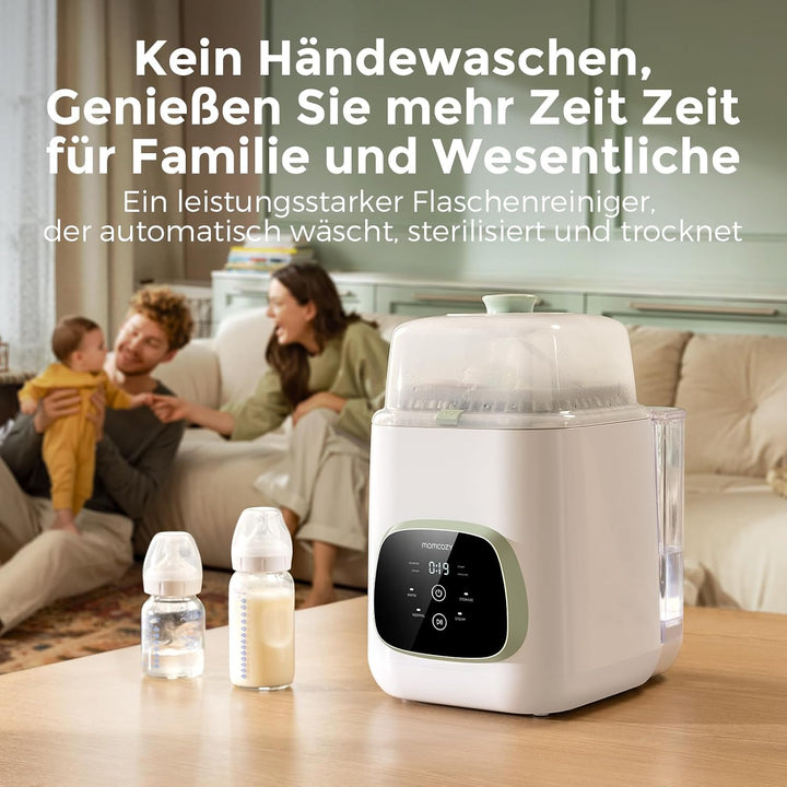 Momcozy KleanPal Pro Baby Bottle Washer Schnellster Flaschenreiniger mit Hochdruck, 99.9% Keimabtötu