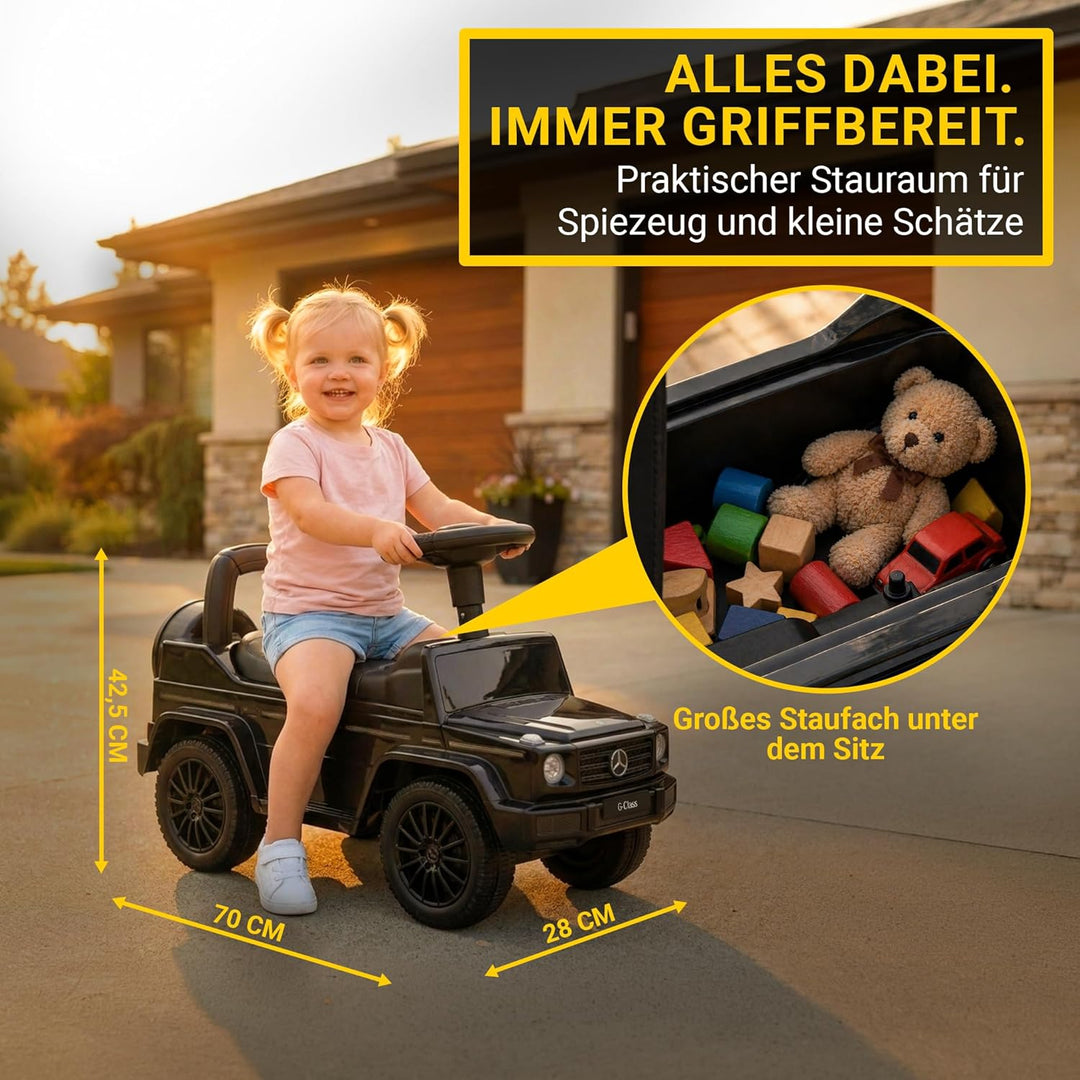 Actionbikes Motors Lauflernwagen Mercedes G350d | Rutschauto - Kinderauto - Rutschfahrzeug - Laufrad