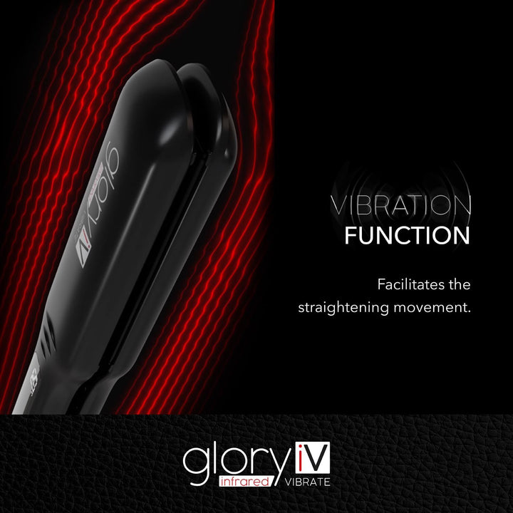 GAMMA+ Professionelles Vibrations-Infrarot-Haarglätteisen Glory iV, extra grosse Platten aus Keramik