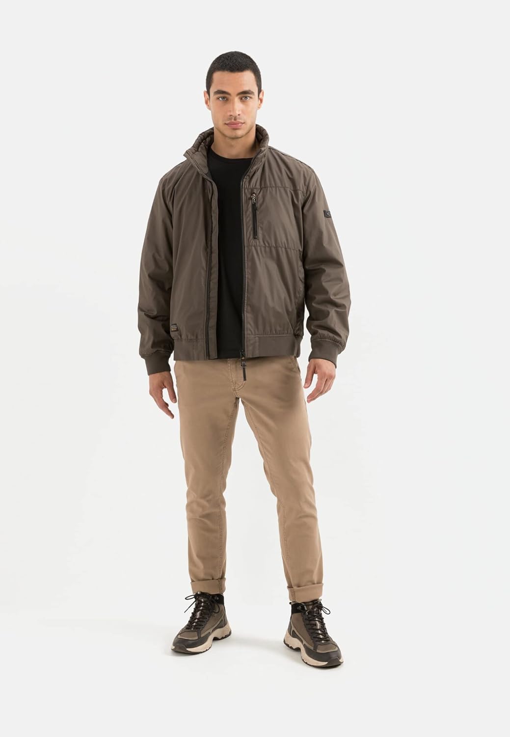 camel active Herren Blouson 28 beluga, 28 beluga