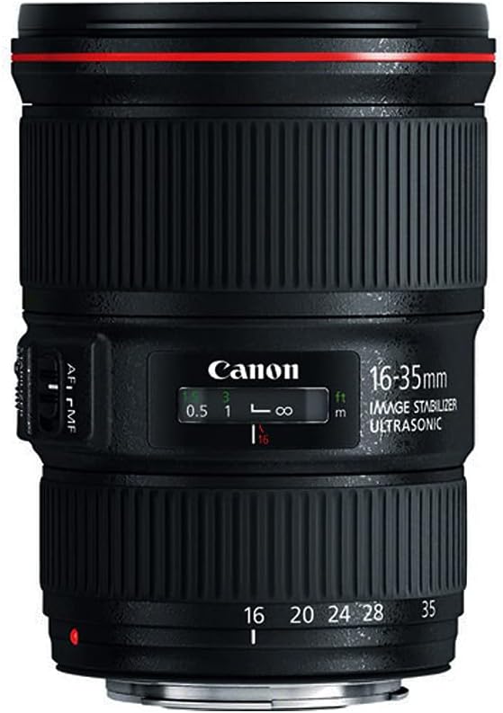 Canon EF 16-35mm F4L is USM EF Objektiv (77mm Filtergewinde) schwarz Single, Single