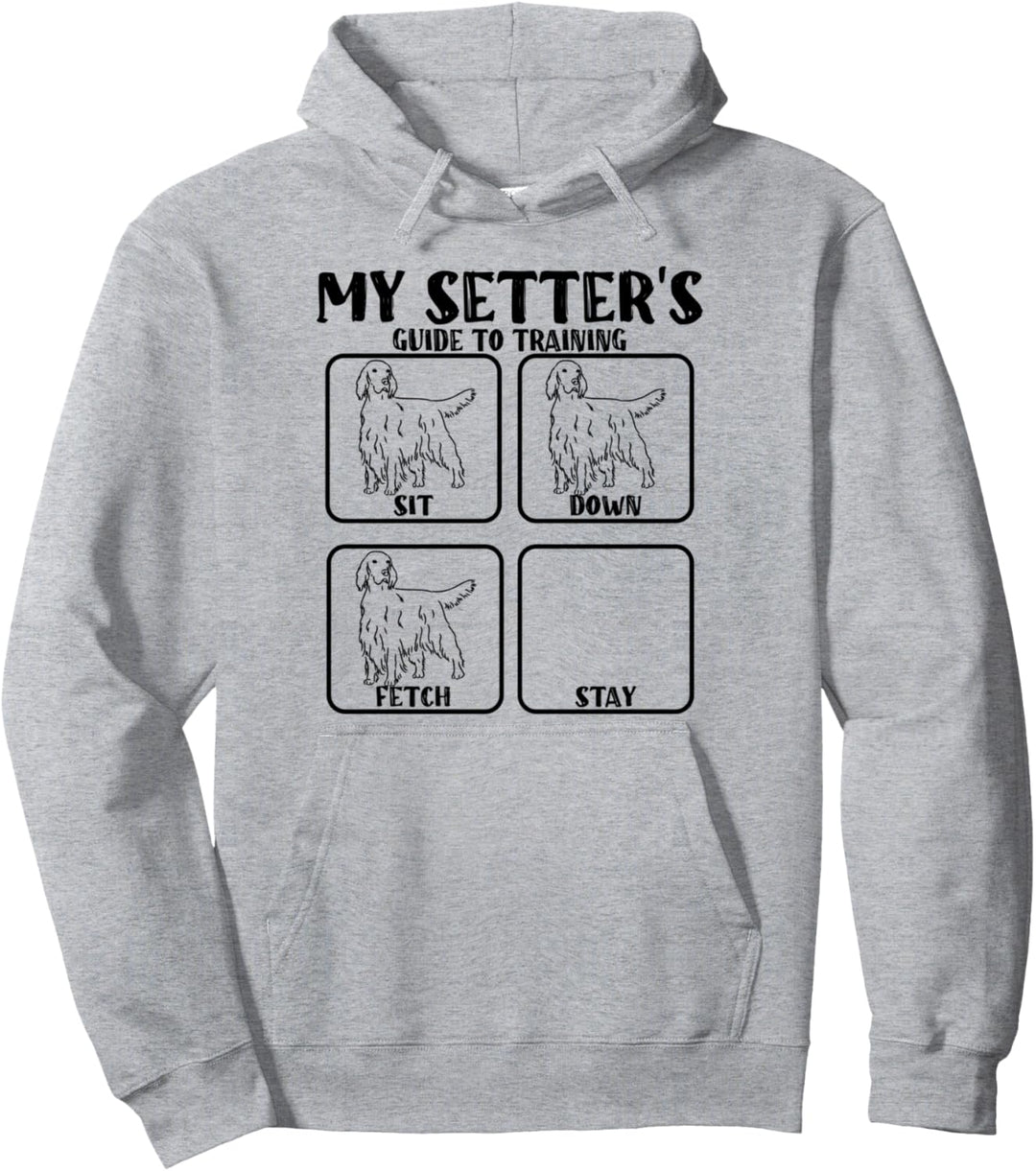 Lustiger irischer englischer Setter Trainingsführer Hund Tricks Setter Pullover Hoodie