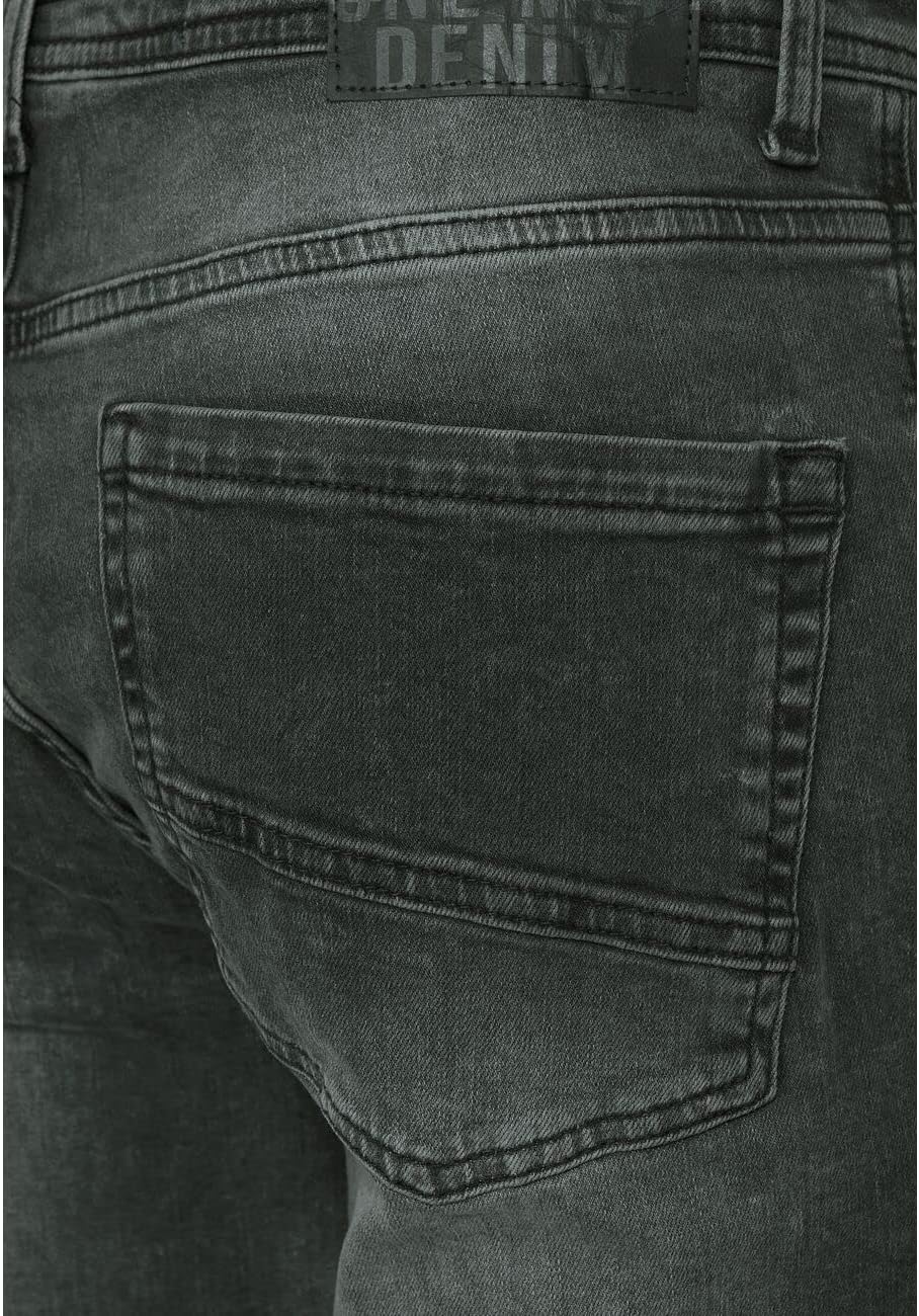 Street One MEN Herren Jeanshose 30W / 32L Dark Grey Stone Wash, 30W / 32L Dark Grey Stone Wash