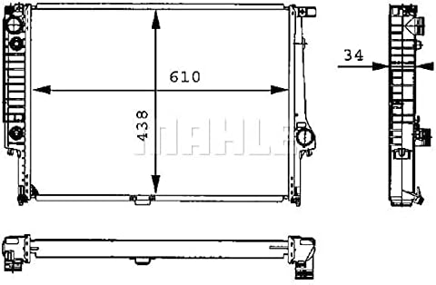 MAHLE CR 326 001S Kühlmittelkühler BEHR