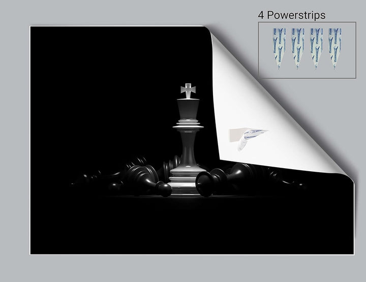 wandmotiv24 Poster als Wanddeko, Grösse Din A0, Schach, Königin, Bauern, Motivation, Moderne Wanddek