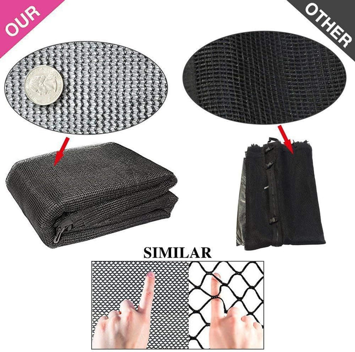 ULTRAPOWER SPORTS Ersatznetz Sicherheitsnetz Trampolinnetz für Trampolin Ø 244 305 366 430 cm 366cm