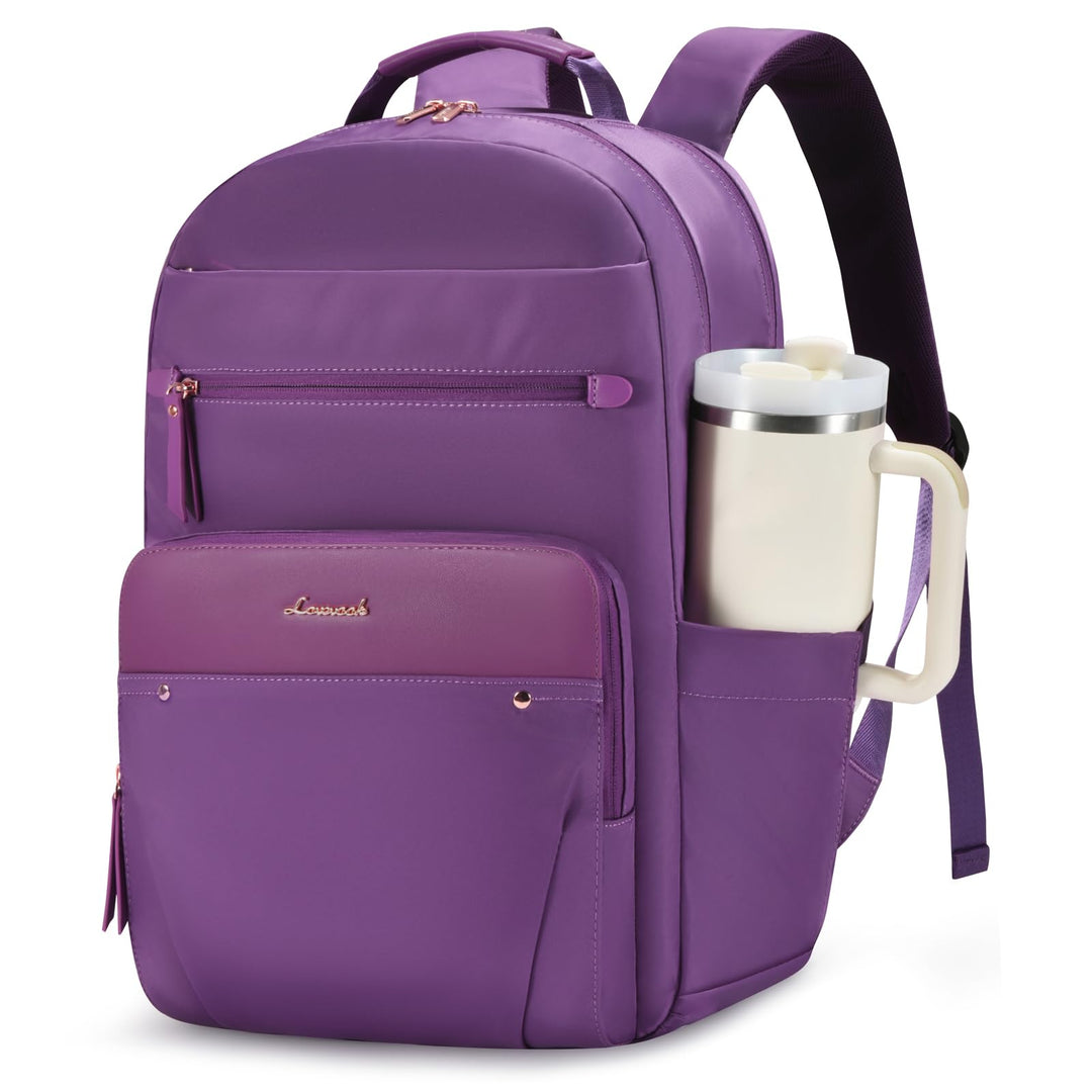 LOVEVOOK Rucksack Damen, Wasserdicht 15,6 Zoll Laptop Rucksäcke Arbeitsrucksack Schulrucksack Teenag