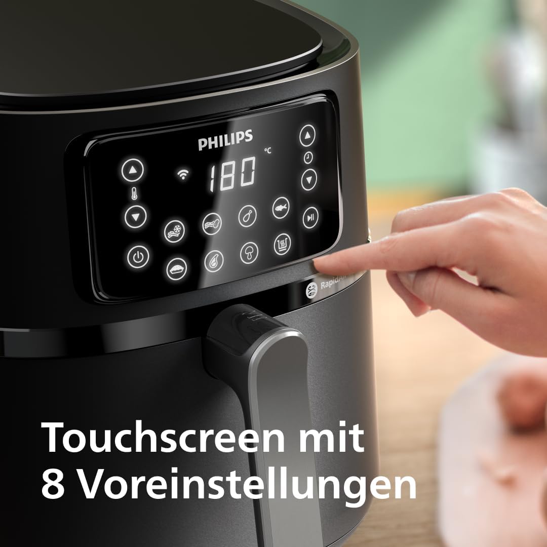 Philips Airfryer 5000 Serie XXL, 7,2L (1,4Kg), 16-in-1 Airfryer, Wifi Verbunden, 90% Weniger Fett Mi