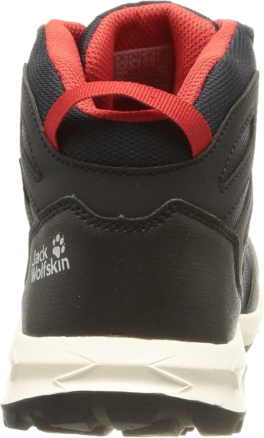 Jack Wolfskin Woodland Texapore Mid K Outdoorschuhe 38 EU Night Blue Red, 38 EU Night Blue Red