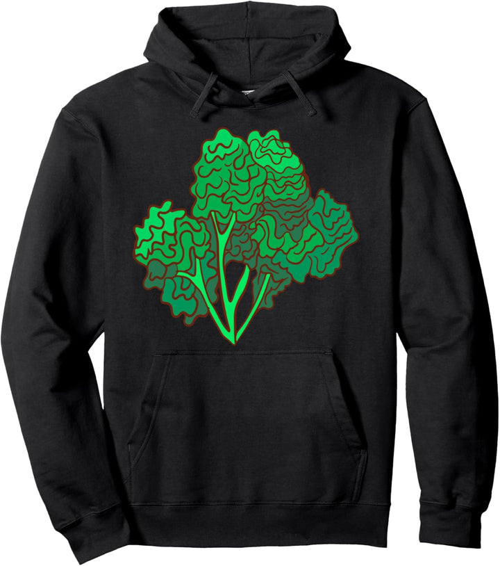 Grünkohl Braunkohl Krauskohl Gemüse Vegetarisch Vegan Pullover Hoodie