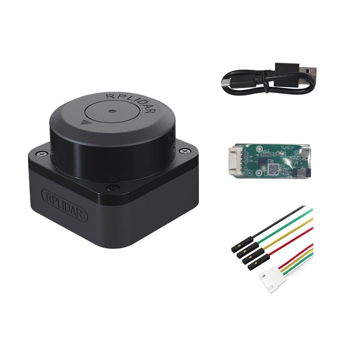 youyeetoo RPLIDAR C1 (C1M1) Fusion Lidar DTOF Laserscanner, 360-Grad-Laserscanner mit voller Reichwe