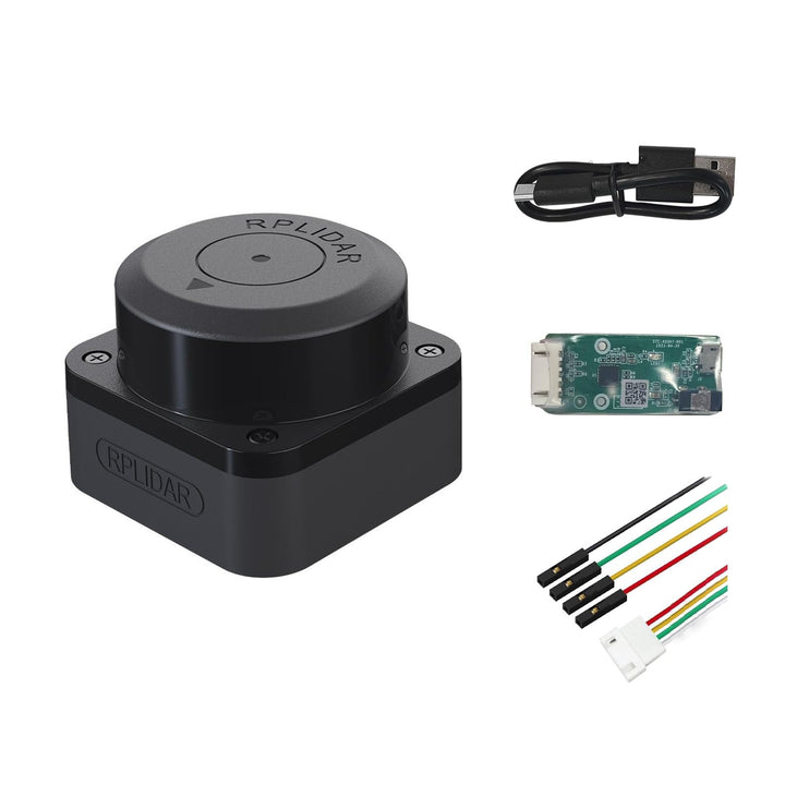 youyeetoo RPLIDAR C1 (C1M1) Fusion Lidar DTOF Laserscanner, 360-Grad-Laserscanner mit voller Reichwe