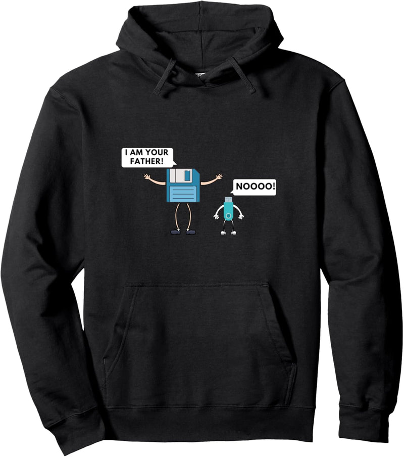 USB-Diskette Ich bin dein Vater Nerdy Computer Geek Geschenk Pullover Hoodie