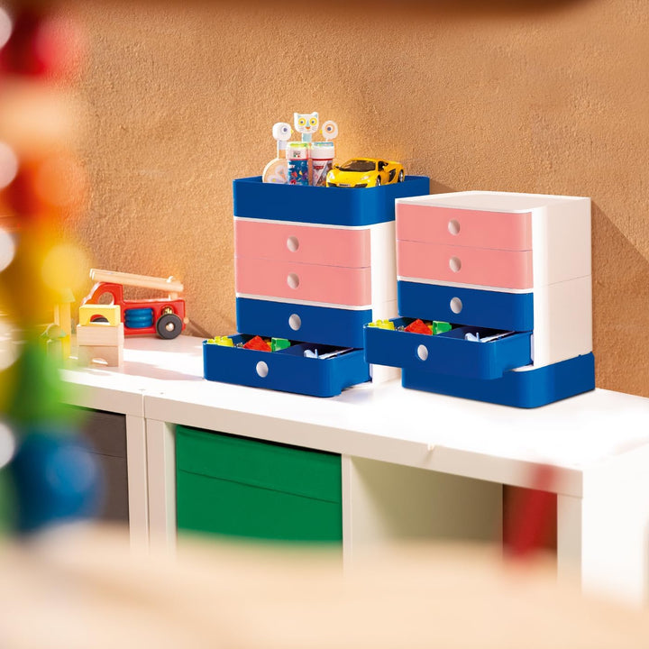 HAN Schubladenbox Allison SMART-BOX mit 2 Schubladen und Trennwand, Kabelführung, stapelbar, Utensil